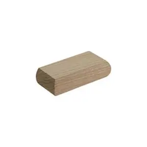 Oak Low Newel Cap Half FSC