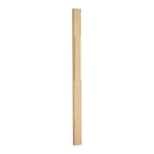 Oak Stop Chamfered Half Newel 1500mm  FSC