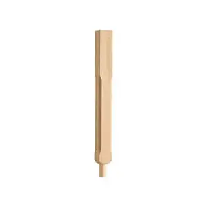 Oak Stop Chamfered Spigot Newel No Cap FSC
