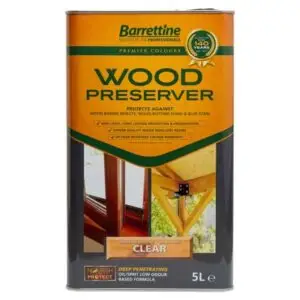 LITRE BARRETTINE WOOD PRESERVER CLEAR