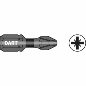DART PZ2 25MM IMPACT DRIVER BIT 2 PACK