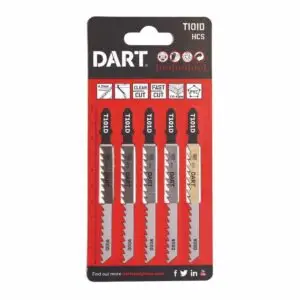 DART T101D WOOD CUTTING JIGSAW BLADE 5 PACK