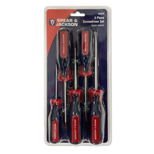 SPEAR & JACKSON 5 PIECE SCREWDRIVER SET