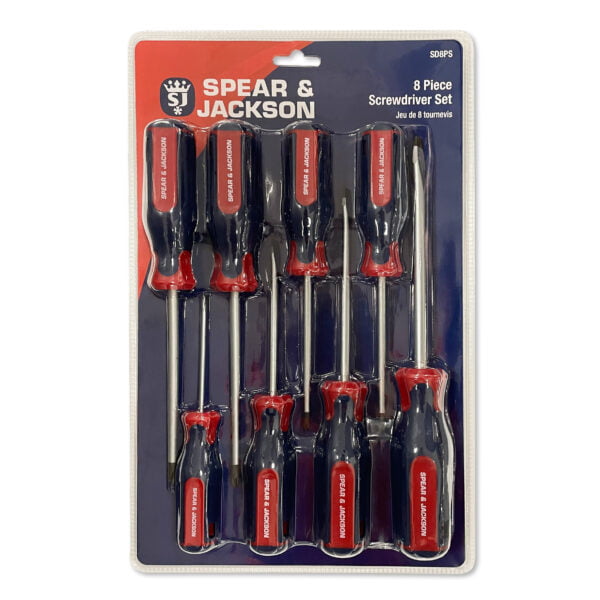 SPEAR & JACKSON  8 PIECE SCREWDRIVER SET
