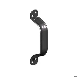 7" PRESSED STEEL HANDLE E/BLACK