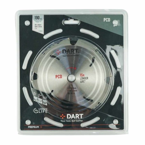 DART PCD FIBE CEMENT SAW BLADE 190DMM X 30B X 4Z - Image 2