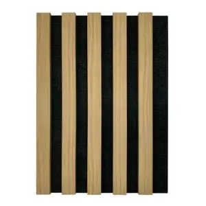 ACOUSTIC LAMINATE OAK WALL PANEL 21 x 2400 x 608