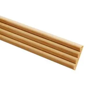 2.4M 34 X 6MM PINE REEDED