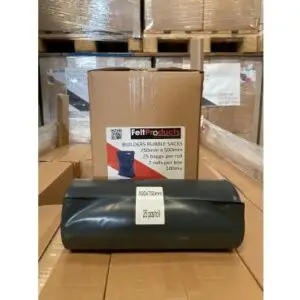 BUILDERS RUBBLE SACKS 750 X 500MM 25 PACK